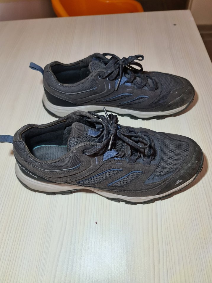 Erkek Lacivert Gri Bağcıklı Outdoor Spor Ayakkabı - Görsel 2