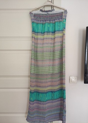 Bohem Tarz Kadın Uzun yazlık Elbise - Görsel 2