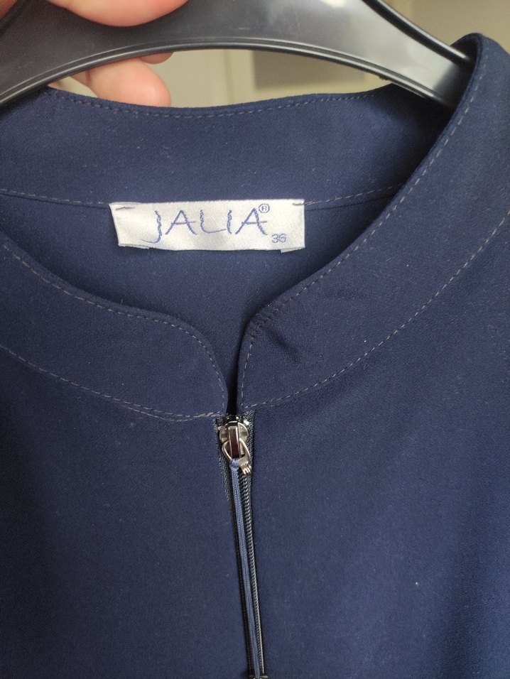 Lacivert Uzun Kadın Ferace - Görsel 5