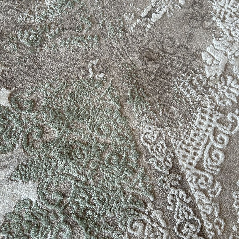 Bej ve Gri Modern Klasik Halı - Görsel 2