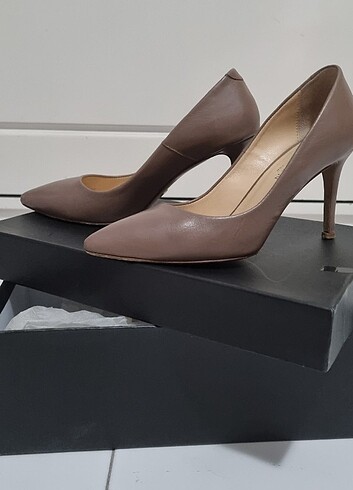 35,5 Beden Beymen deri stiletto