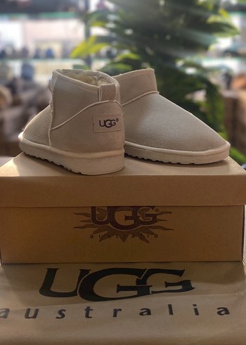 Ugg Bej Ultra Mini Ugg Kadın Bot