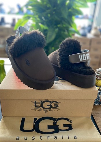 37 Beden UGG Kadın Kahverengi Kürklü Platform Terlik