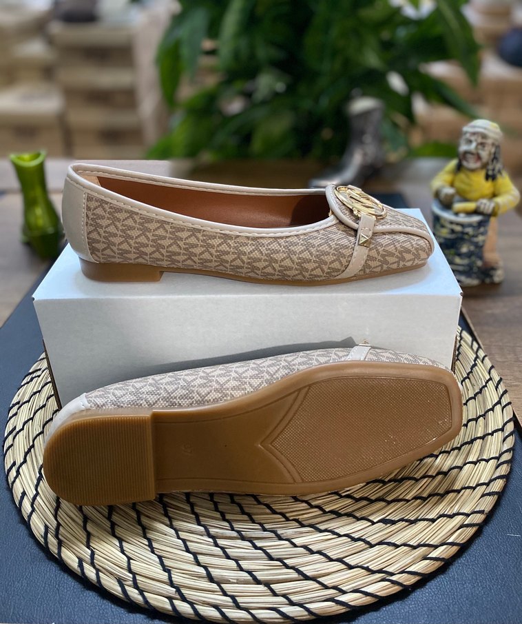 M.Kors Bej Desenli, Tokalı Kadın Babet - Görsel 2