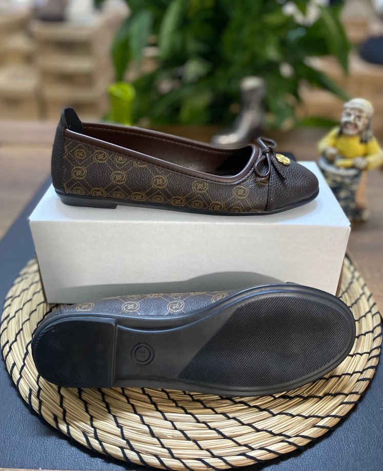 Vakko Klasik Desenli Kadın Babet - Görsel 2