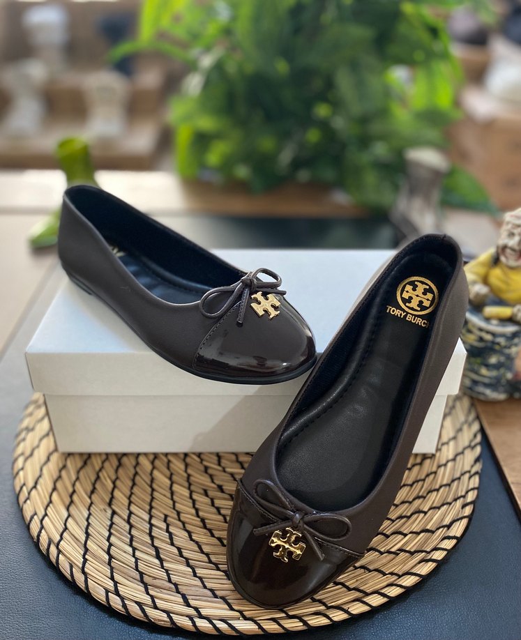 Tory Burch Kahverengi Tokalı Kadın  Babet - Görsel 3