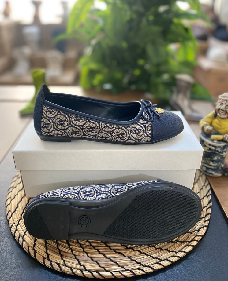 Vakko Klasik Desenli Kadın Babet - Görsel 2