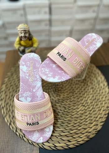Dior Pembe DİOR Kadın Terlik