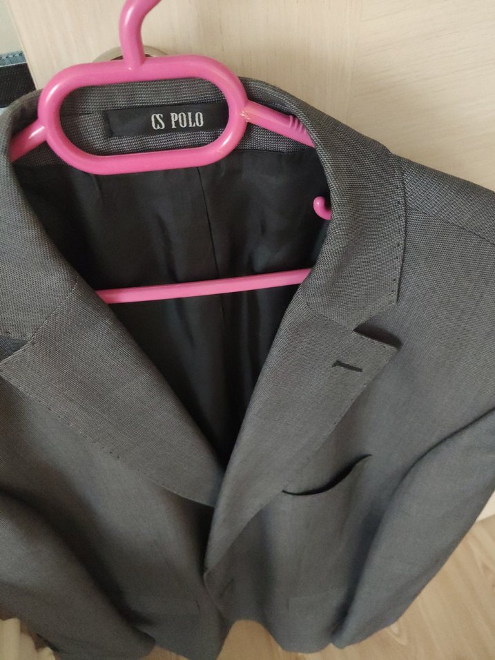 Gri Erkek Ofis Takım Elbise - Görsel 2