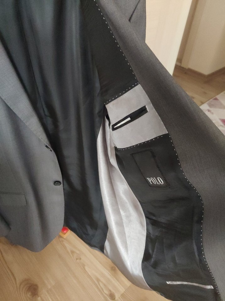 Gri Erkek Ofis Takım Elbise - Görsel 5