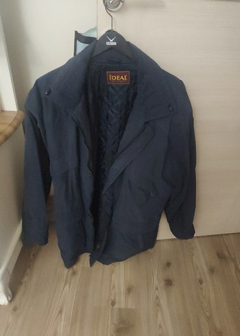 Düğmeli Lacivert Erkek Midi Ceket - Görsel 8