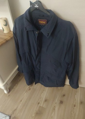 Düğmeli Lacivert Erkek Midi Ceket - Görsel 3