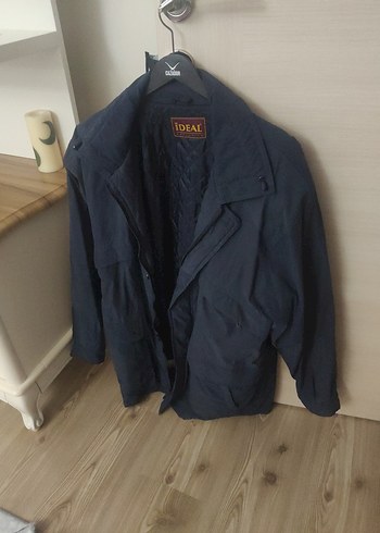 Düğmeli Lacivert Erkek Midi Ceket - Görsel 7