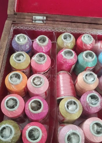 Renkli oya dantel ipliği 10 tane fiyatıdır - Görsel 3