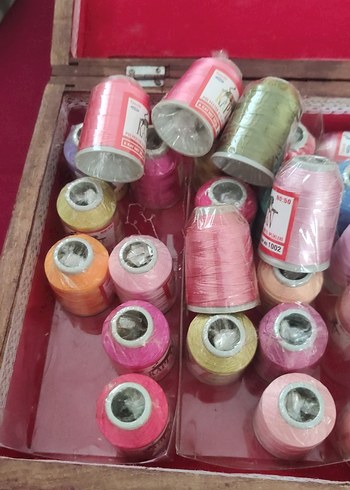 Renkli oya dantel ipliği 10 tane fiyatıdır - Görsel 2