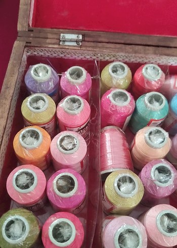 Renkli oya dantel ipliği 10 tane fiyatıdır - Görsel 4