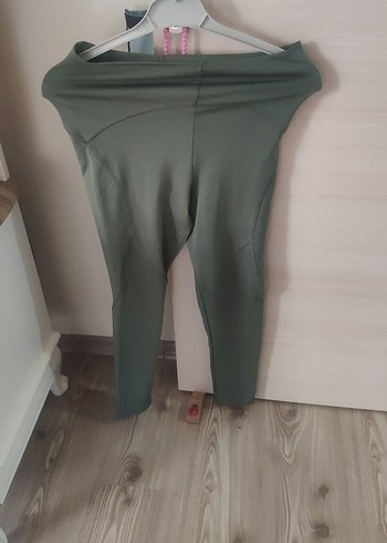 yeşil Kadın Spor Tayt - Görsel 2