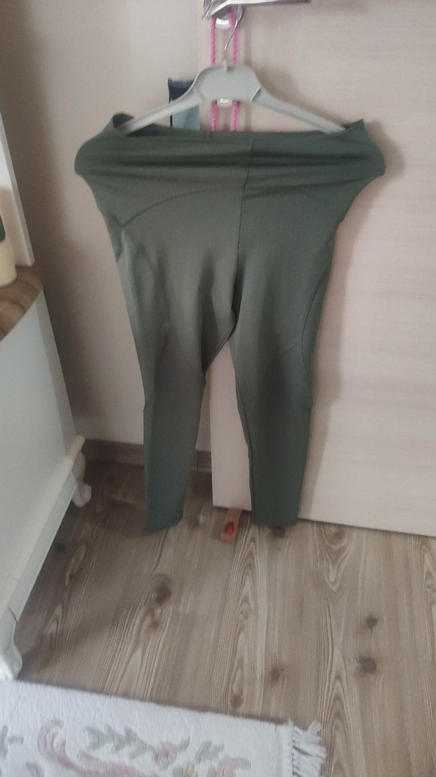 yeşil Kadın Spor Tayt - Görsel 5