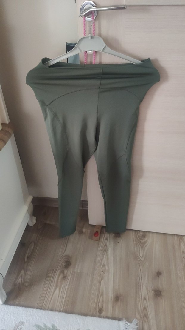 yeşil Kadın Spor Tayt - Görsel 3