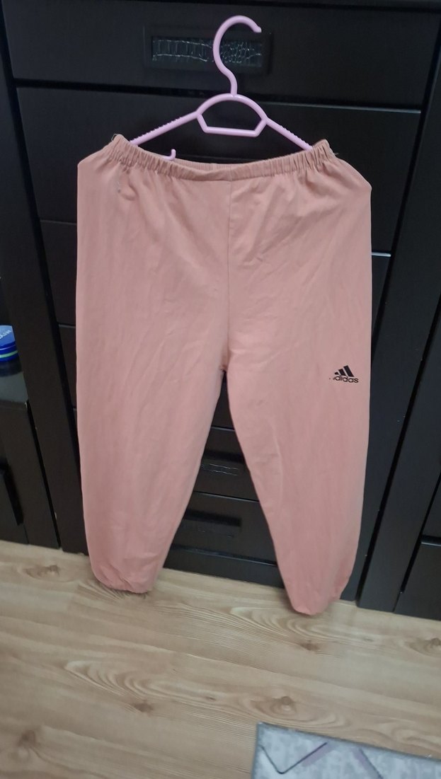Kadın Pembe Adidas Rahat Kesim Eşofman - Görsel 4