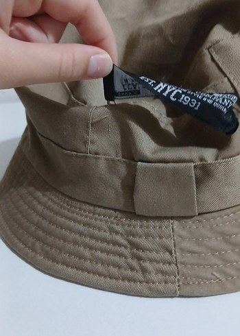  Beden kahverengi Renk Bej Street Wear Kadın Şapka