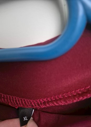 trendyolmilla bordo bluz - Görsel 6