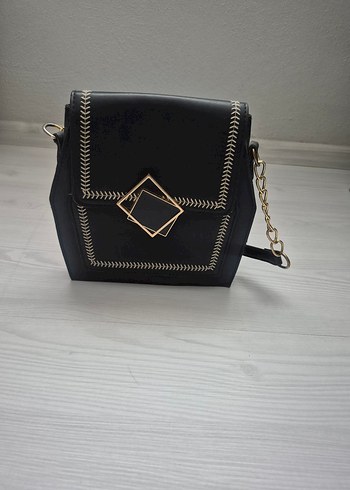 Siyah Deri Kadın Çanta - Görsel 2