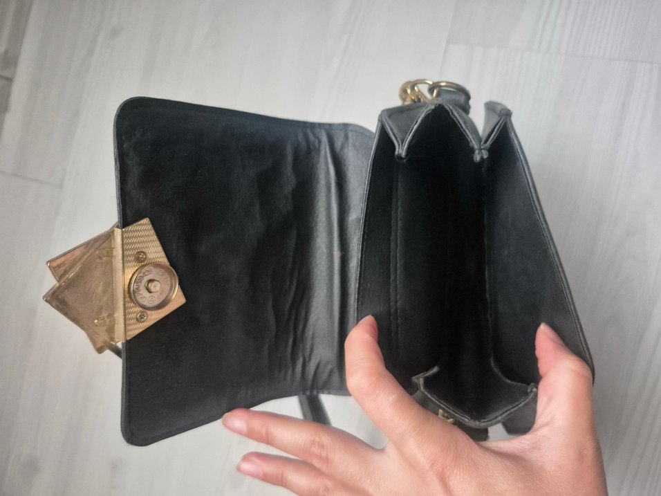 Siyah Deri Kadın Çanta - Görsel 5