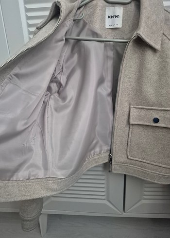 koton kadın kaşe ceket - Görsel 4