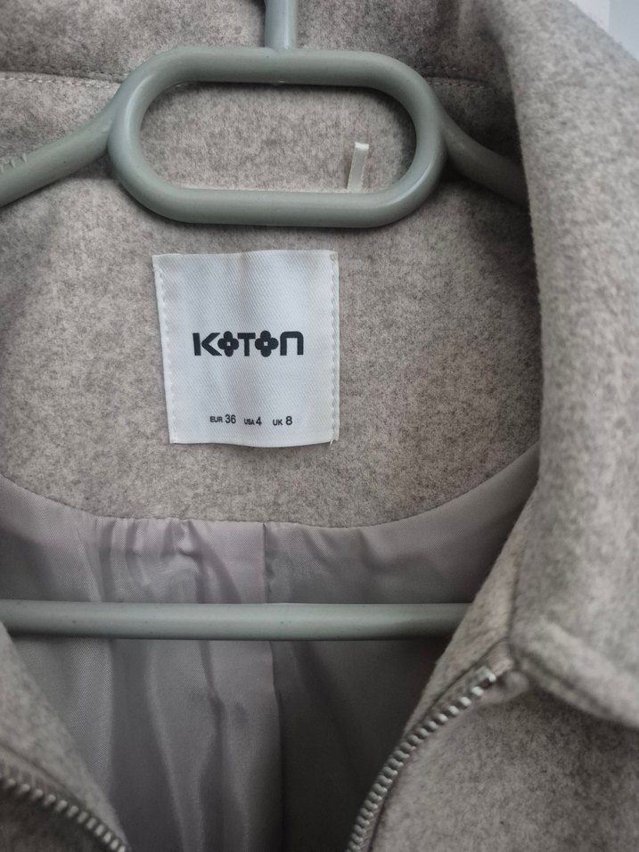 koton kadın kaşe ceket - Görsel 3