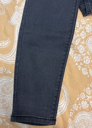 Kadın Koyu Kahverengi Dar Kesim Denim Pantolon - Görsel 3