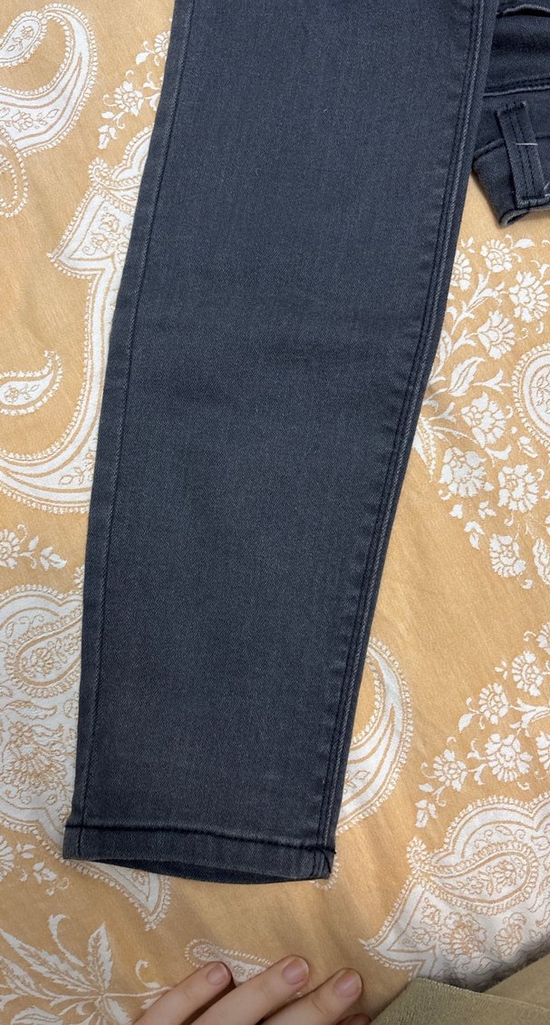 Kadın Koyu Kahverengi Dar Kesim Denim Pantolon - Görsel 3