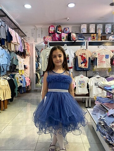 Kız çocuk tüllü elbise