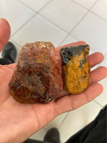 Sarı ve manzaralı kırmızı jasper