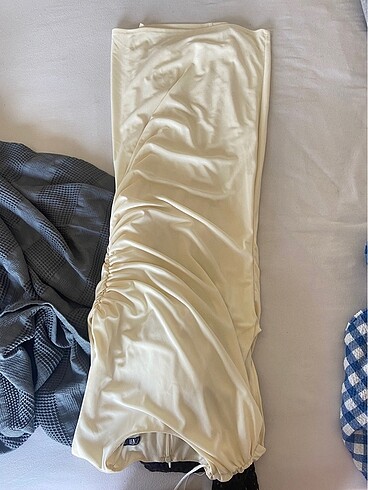 Zara Zara drape elbise
