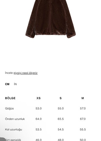 Zara Kapüşonlu Suni Kürk Ceket - Görsel 6