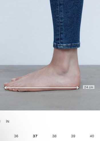 Zara Metalik Gri Babet - Görsel 4