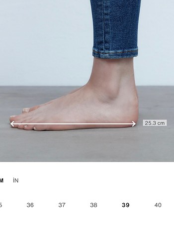 Zara  Siyah Kabartmalı Arkası Açık Ayakkabı - Görsel 4