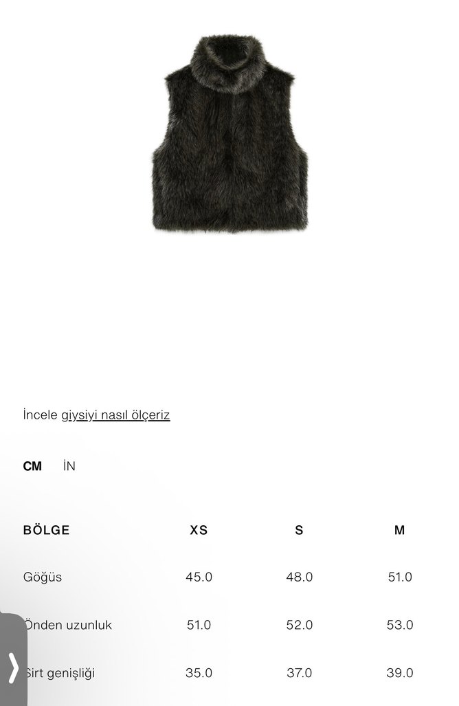 Zara Suni Kurk Yelek - Görsel 5