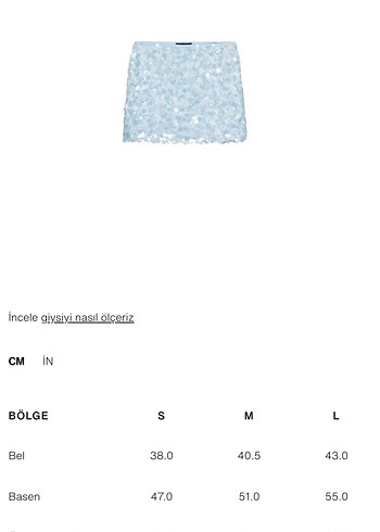 Zara Payetli Mini Etek - Görsel 5