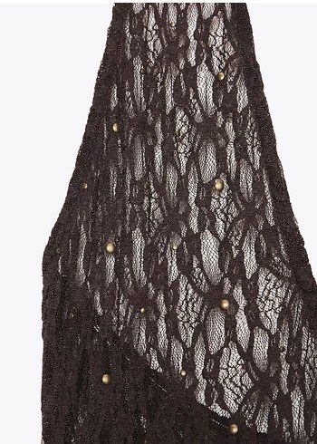 Zara Zımba Detaylı Fularlı Elbise - Görsel 5