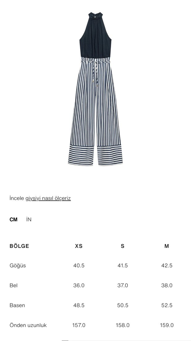 Zara Leten Karışımlı Tulum - Görsel 5