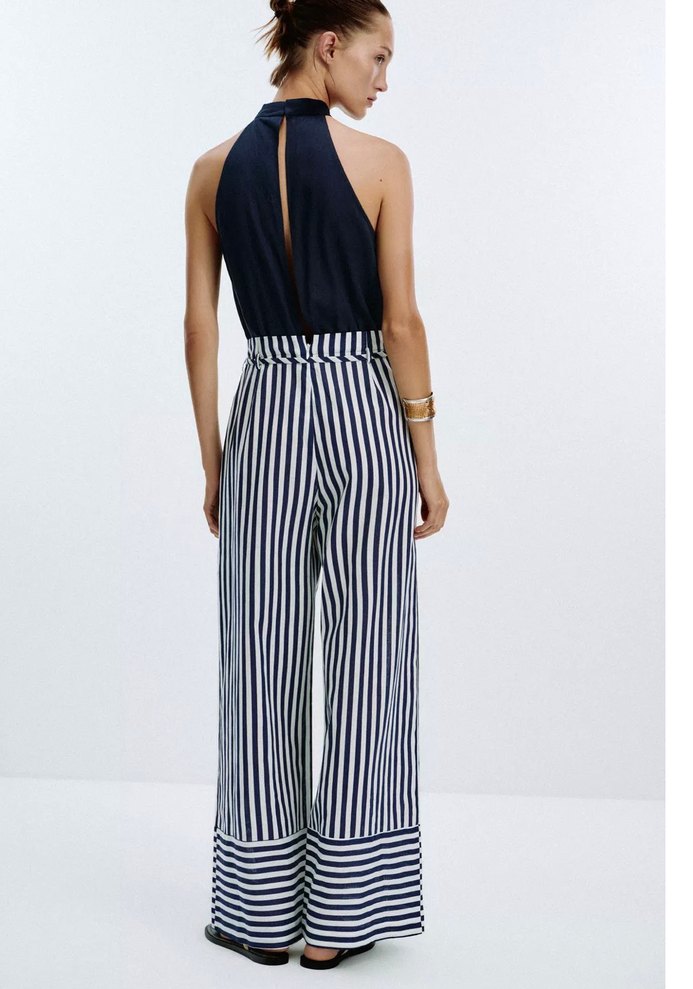 Zara Leten Karışımlı Tulum - Görsel 2