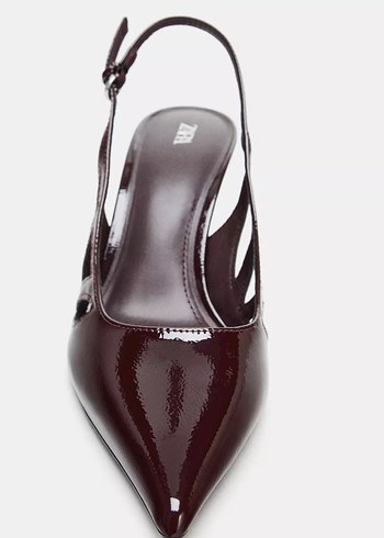 Zar Bordo Tokalı Stiletto - Görsel 2