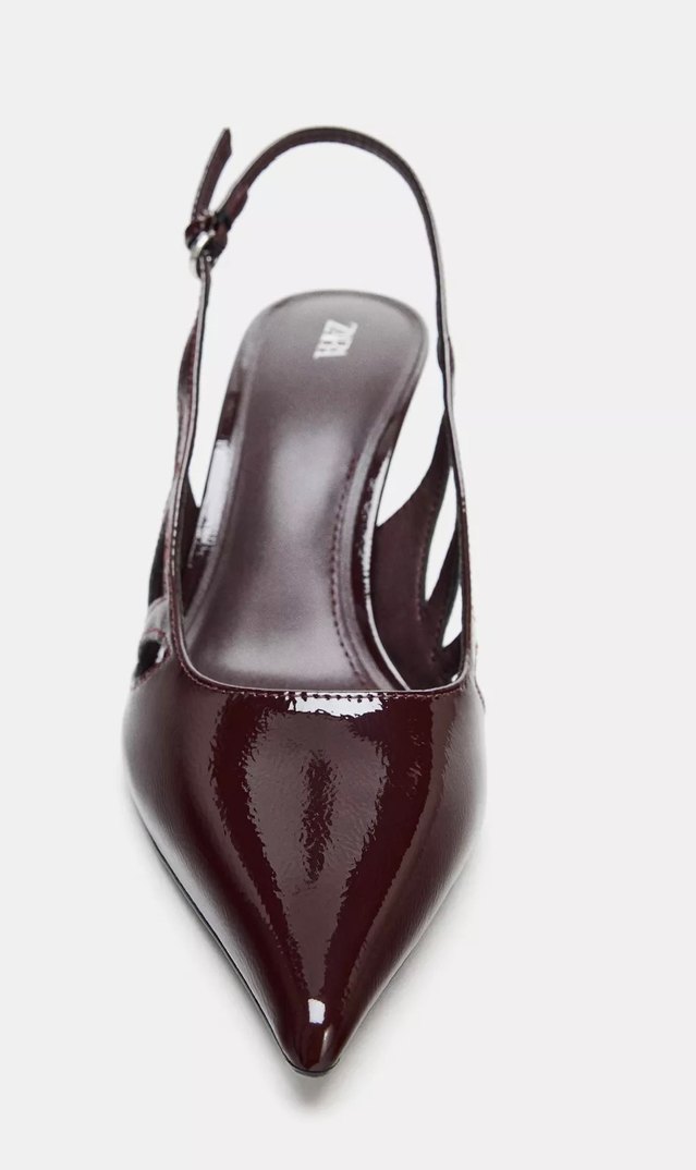 Zar Bordo  Tokalı Stiletto - Görsel 2