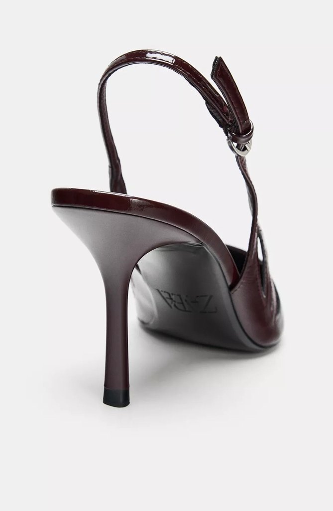 Zar Bordo  Tokalı Stiletto - Görsel 3