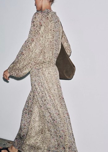 Zara Metalik İplikli Elbise - Görsel 3