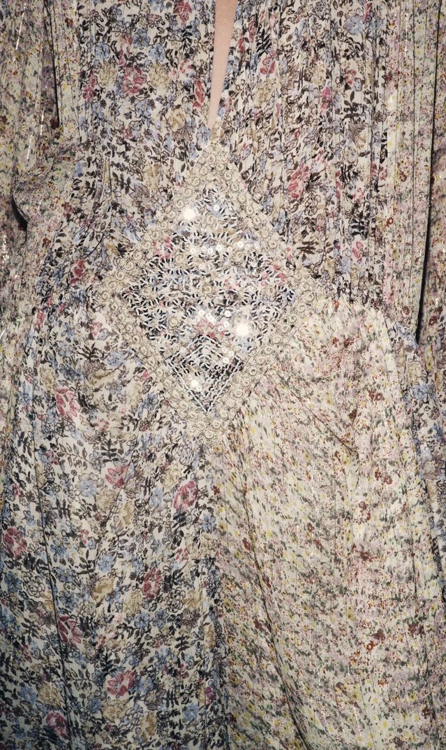 Zara Metalik İplikli Elbise - Görsel 2