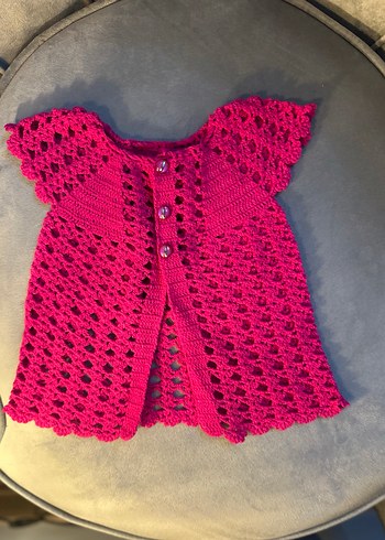 Pembe renk 0,3 ay el örmesi sıfır yelek - Görsel 3