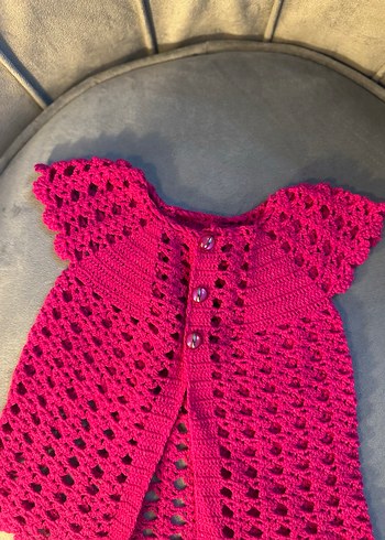 Pembe renk 0,3 ay el örmesi sıfır yelek - Görsel 2